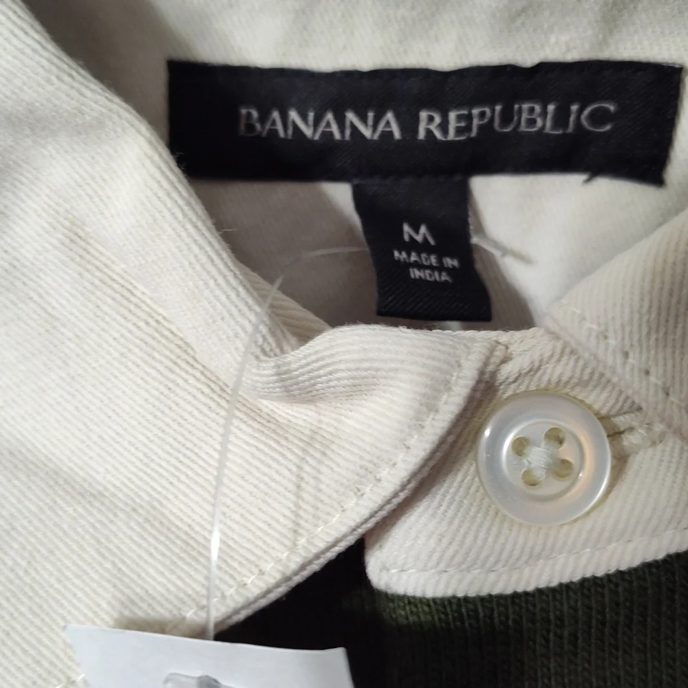 BANANA REPUBLIC LOGO RUGBY SHIRT